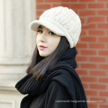Women Knitted Female Warm Snapback Beanies Twisted Headgear Girl Cap Hat (HW132)